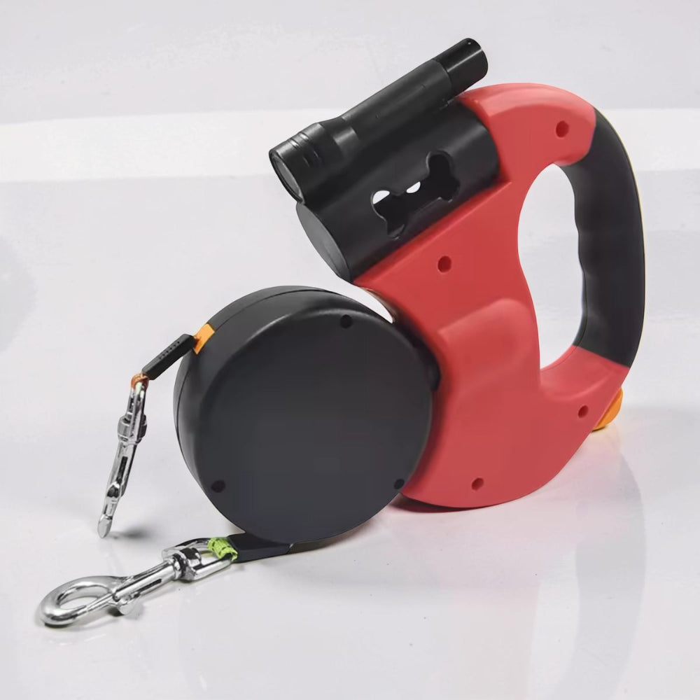 Two-Dog Lead: Retractable Leash for Stress-Free Walks