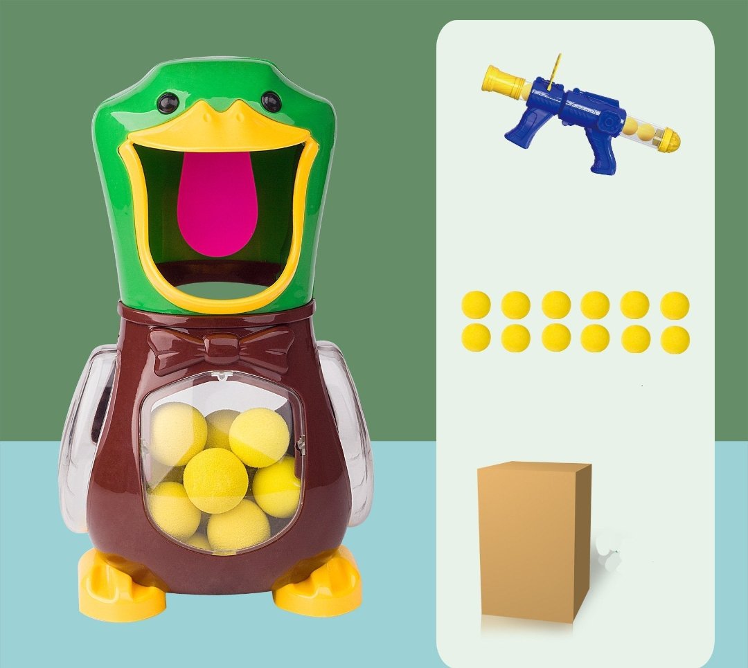 Hungriger Erpel | Schießspielset für stundenlangen Spaß