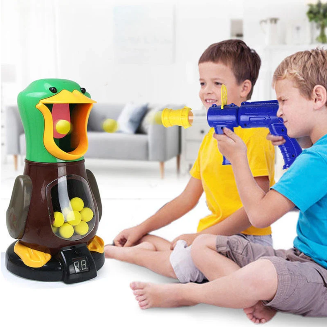 Hungriger Erpel | Schießspielset für stundenlangen Spaß