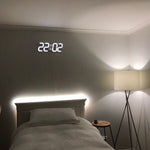 Modern 3D LED Wall Clock – Stylish Design with Dimmer Function