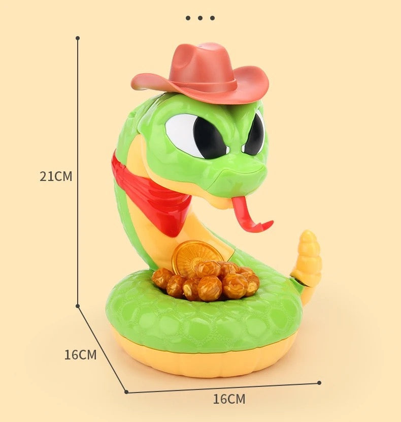 Snake game with folding mechanism