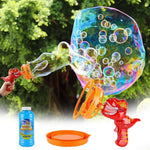 Dinosaur-themed bubble gun