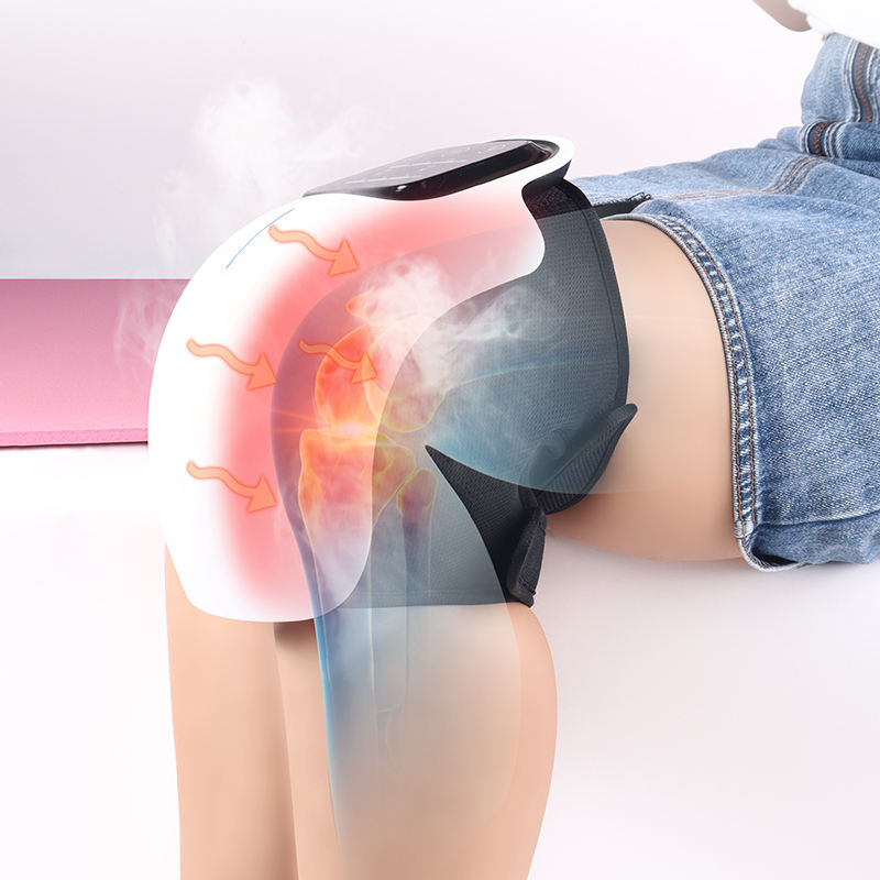Heat and Vibration Knee Massager with Infrared – Cordless and Rechargeable