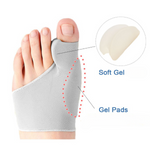 Toe correctors with gel cushioning for pain-free walking