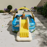 Aufblasbarer Rundpool mit Rutsche für Kinder