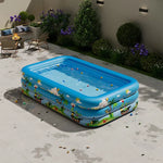 Aufblasbarer Rundpool mit Rutsche für Kinder