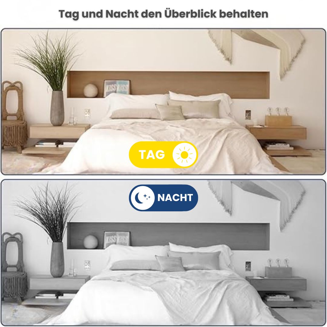 Intelligente Innenkamera | Nachtsicht & Bewegungsmelder