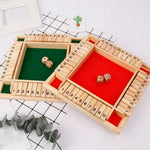 Family-friendly wooden board game for entertaining evenings