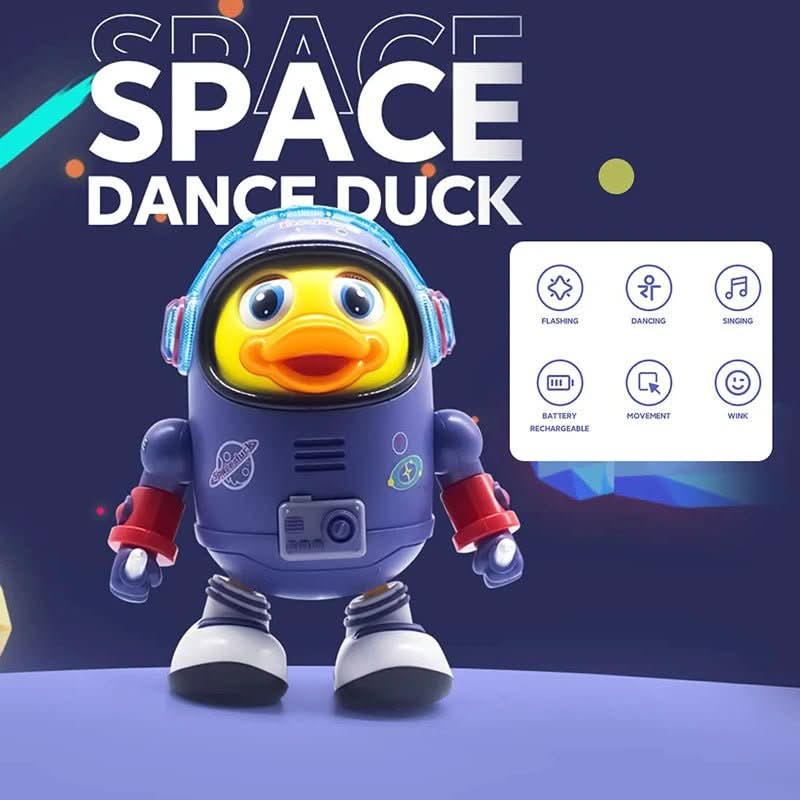 Merry Dancing Duck: Interactive Toy with Light and Music