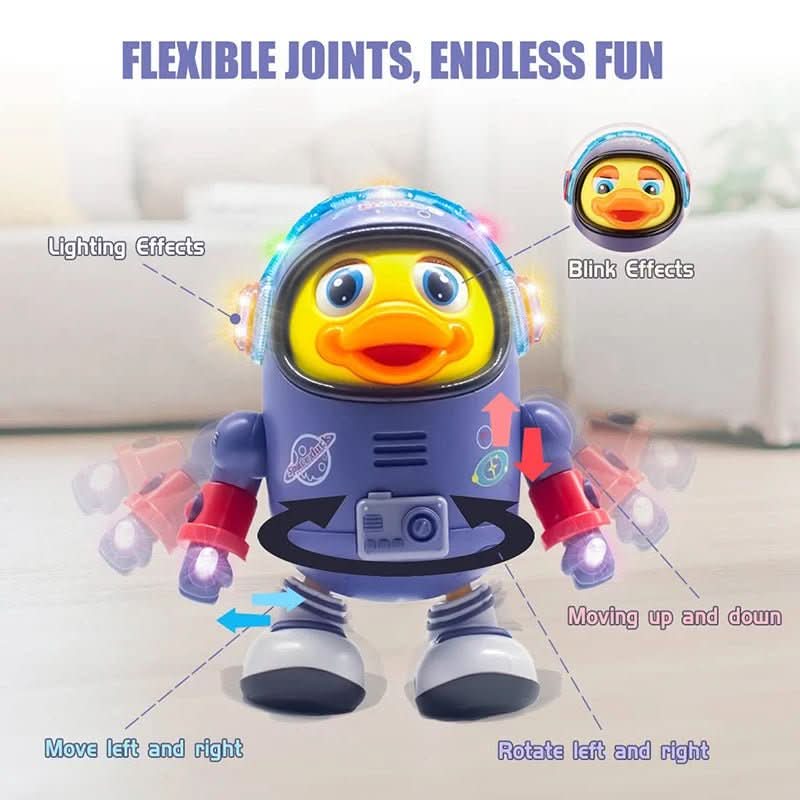 Merry Dancing Duck: Interactive Toy with Light and Music