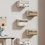 Schwebendes Bücherregal – Bücher Schwebend An Der Wand – 2er Set