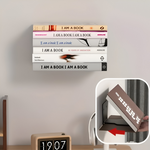 Schwebendes Bücherregal – Bücher Schwebend An Der Wand – 2er Set