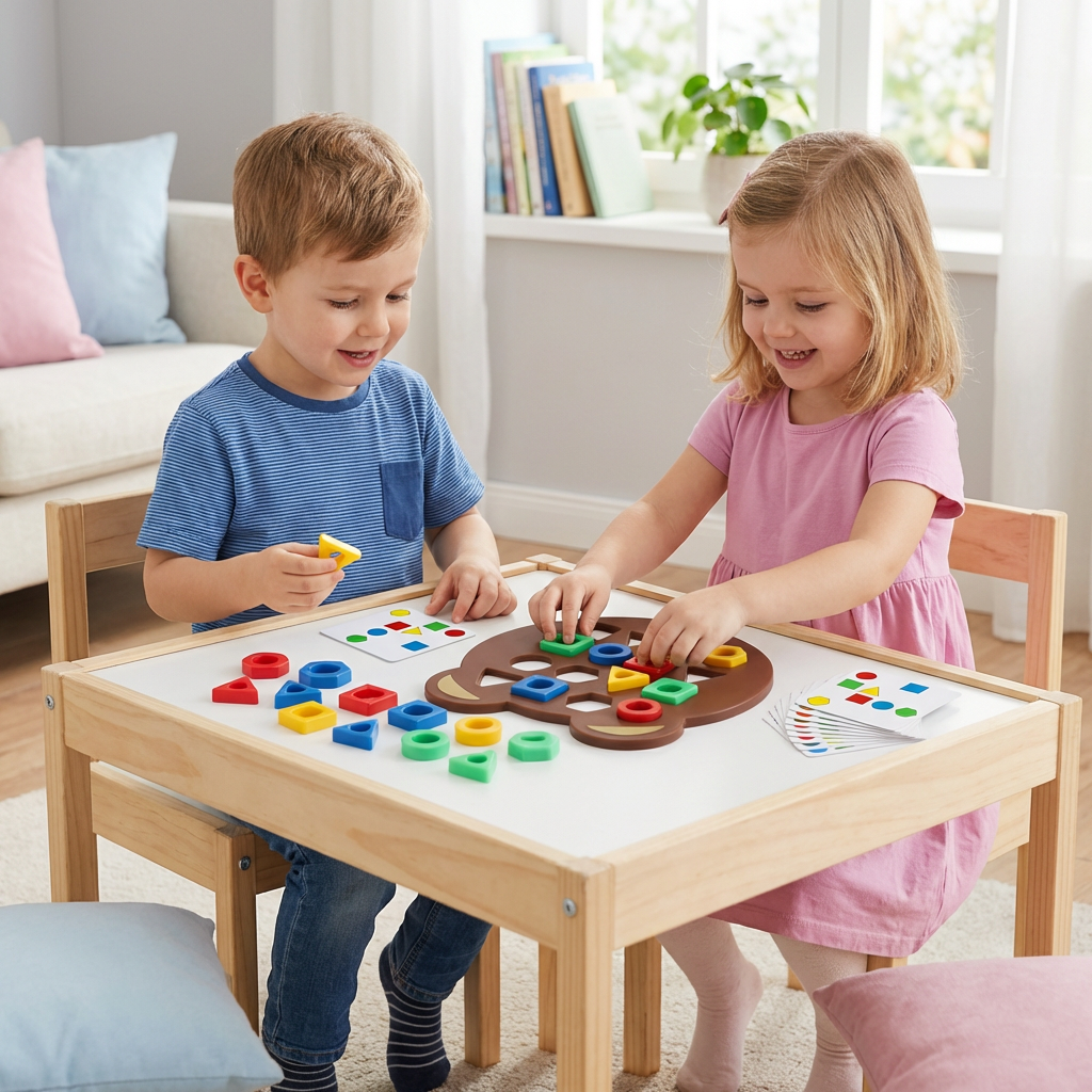 Creative Learning Toy for Children - Color and Shape Recognition Game