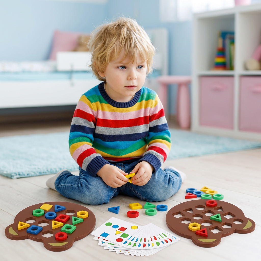 Creative Learning Toy for Children - Color and Shape Recognition Game
