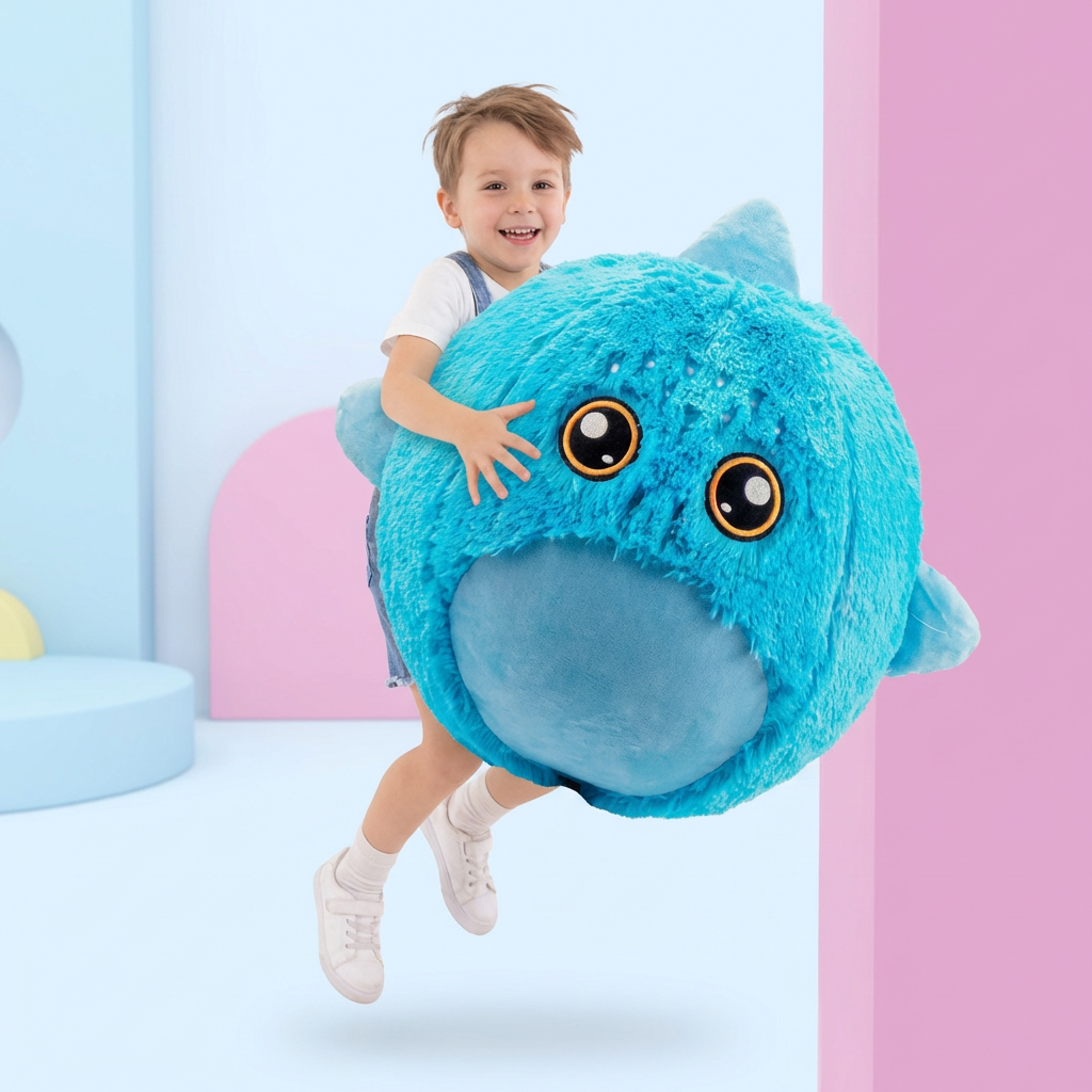 Plush Bouncy Animal Toy - Inflatable Kids' Toy