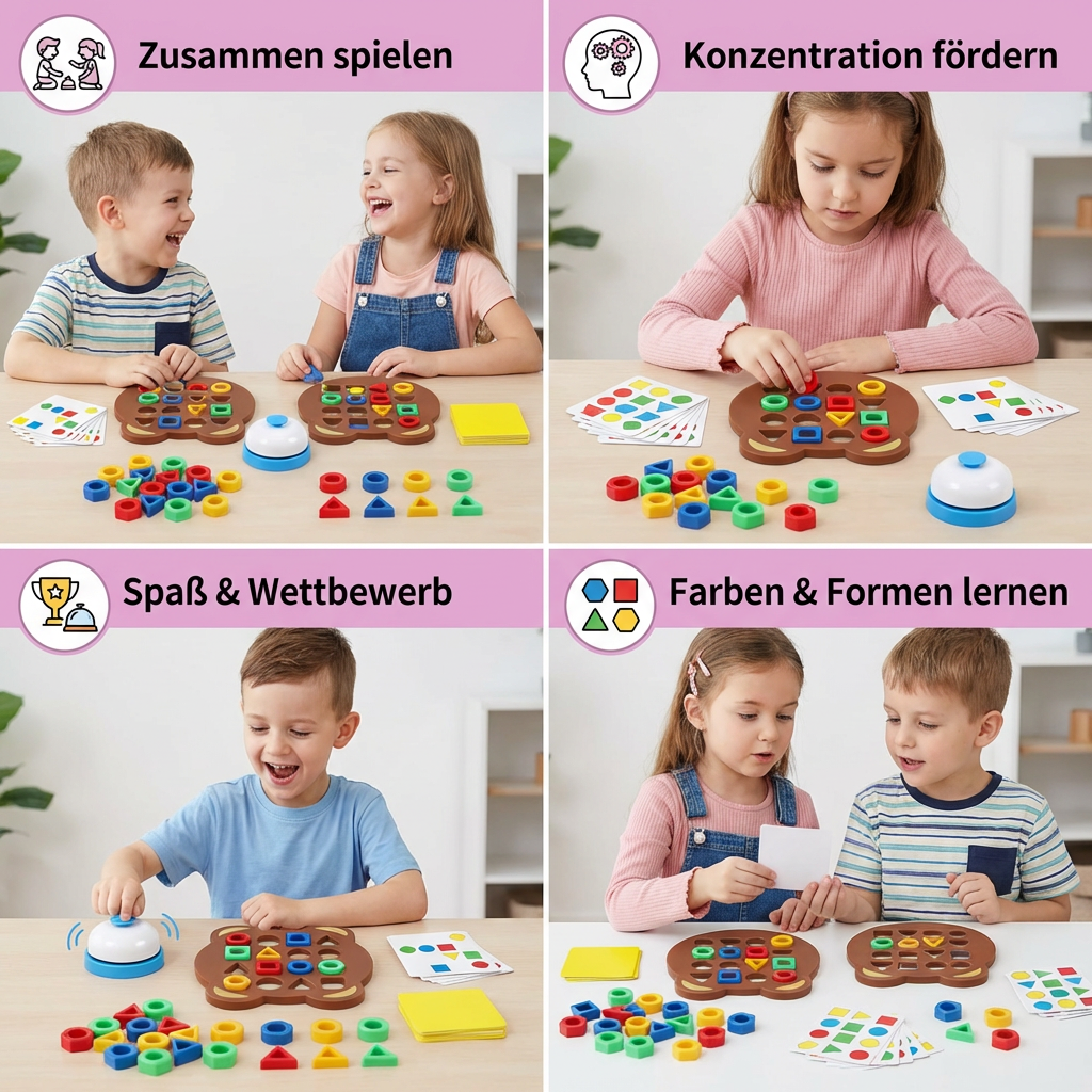 Creative Learning Toy for Children - Color and Shape Recognition Game
