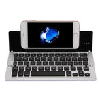 SleekBoard | Ultra-Thin, Rechargeable Bluetooth Keyboard Set (Silver)