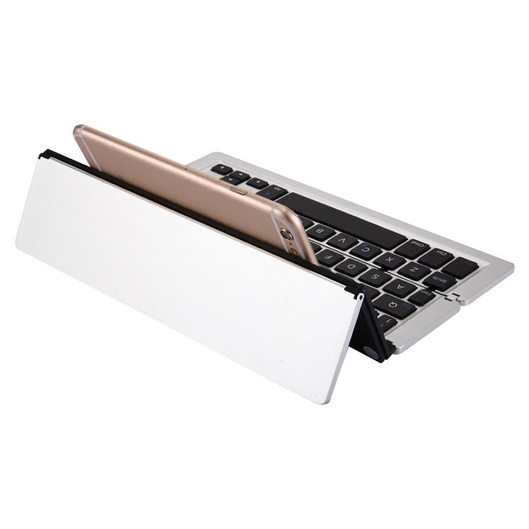 SleekBoard | Ultra-Thin, Rechargeable Bluetooth Keyboard Set (Silver)