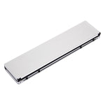 SleekBoard | Ultra-Thin, Rechargeable Bluetooth Keyboard Set (Silver)