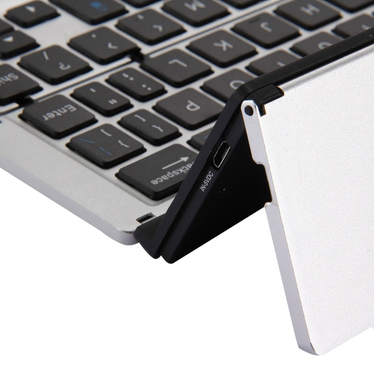 SleekBoard | Ultra-Thin, Rechargeable Bluetooth Keyboard Set (Silver)