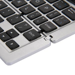 SleekBoard | Ultra-Thin, Rechargeable Bluetooth Keyboard Set (Silver)