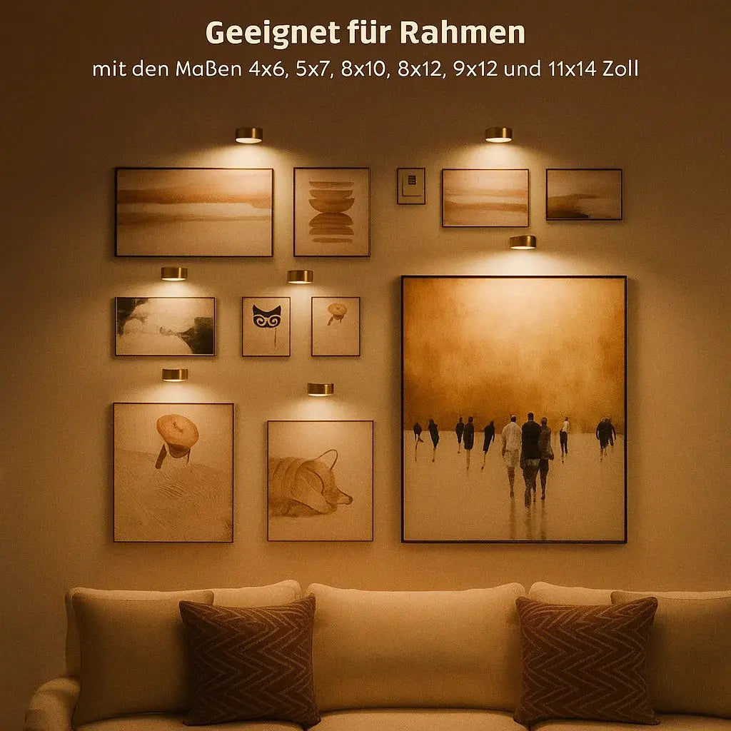 Transform your pictures into works of art – Cordless Gallery Lighting