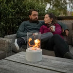 Stimmungsvolle Tischfeuerlaterne für drinnen und draußen