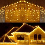Frostsichere LED Außenlichterkette – Perfekte Festbeleuchtung für Garten und Terrasse