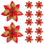 Christmas Flowers – Luxury Artificial Flowers in Red, Pink and Gold for Festive Decoration