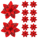 Christmas Flowers – Luxury Artificial Flowers in Red, Pink and Gold for Festive Decoration