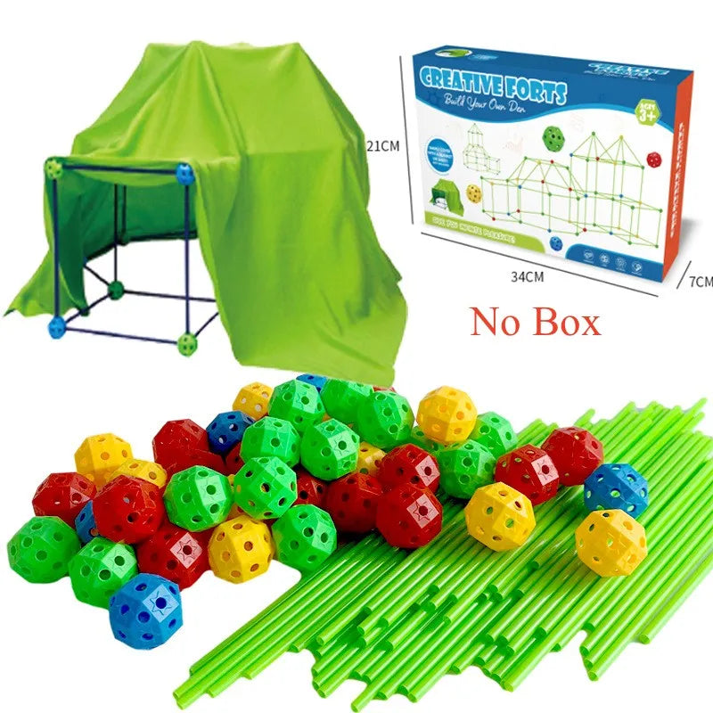 Creative playset for building children's castles