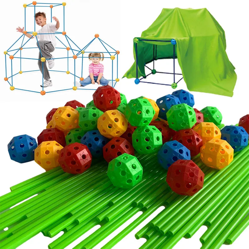 Creative playset for building children's castles