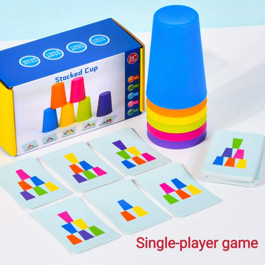 KidzCognitief - Stapelbecher-Puzzle für kognitive Förderung