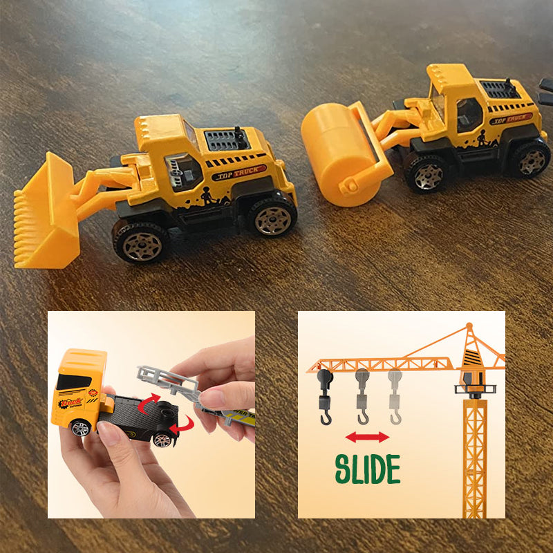 KidzConstruct - Adventskalender mit Baustellenfahrzeugen für kreative Köpfe