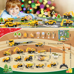 KidzConstruct - Adventskalender mit Baustellenfahrzeugen für kreative Köpfe