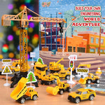KidzConstruct - Adventskalender mit Baustellenfahrzeugen für kreative Köpfe