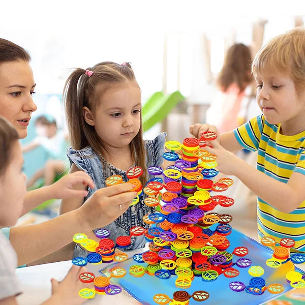 KidzWiz - Buntes Baumstapelspiel für Kinder: Lernen und Spaß