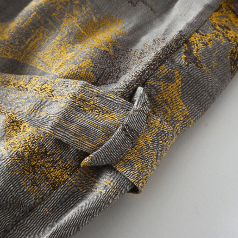 Light Kimono Bathrobe | Unisex Retro Style | Breathable & Comfortable | Wellness Enjoyment