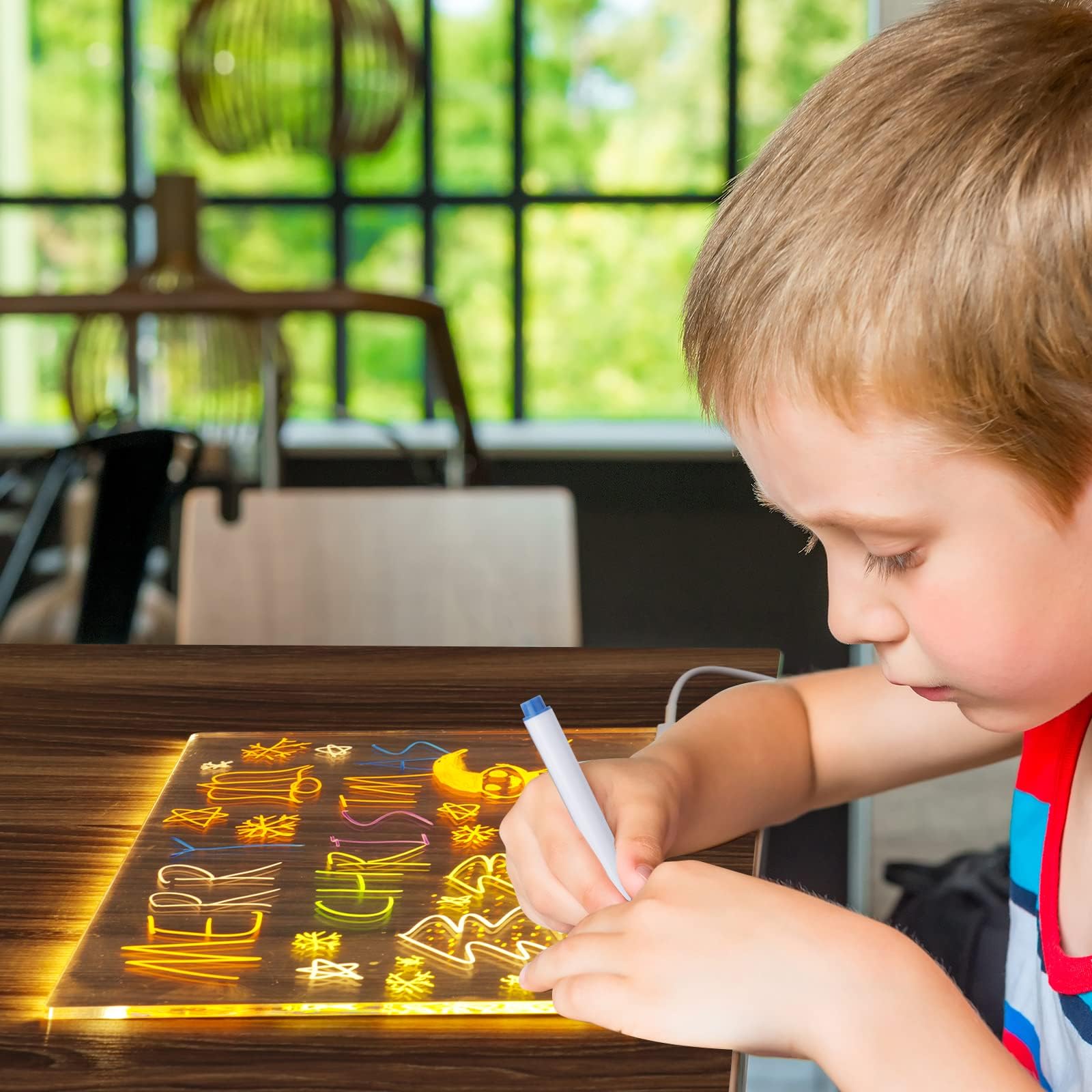 Kreative LED Zeichenlampe für Kinder – Farbenfrohes Zeichenerlebnis