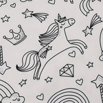 Kids' Cotton Pajama Set for Christmas Coloring