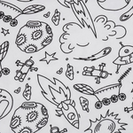 Kids' Cotton Pajama Set for Christmas Coloring