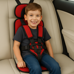Portable car seat for children with seat belt