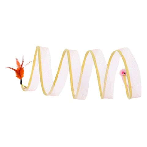 Cat Fun Deluxe | Foldable Cat Tunnel with Toy