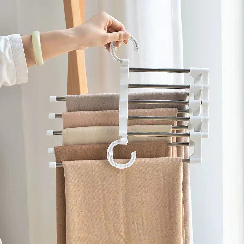 Platzsparender Kleiderbügel | Flexibles Falt-System für Ordnung