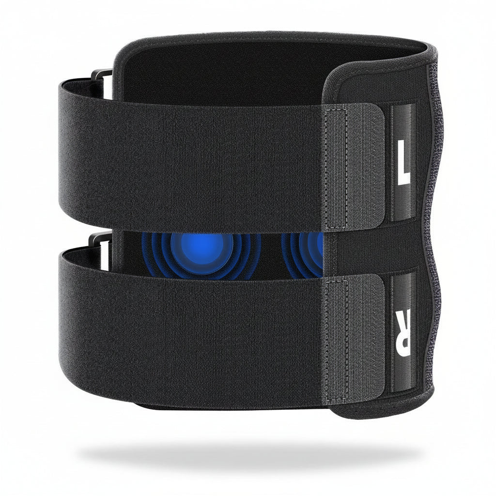 Knee Stabilizer with Adjustable Straps and Dual Pads