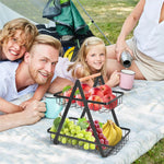 Practical fruit basket made of high-quality steel for your kitchen