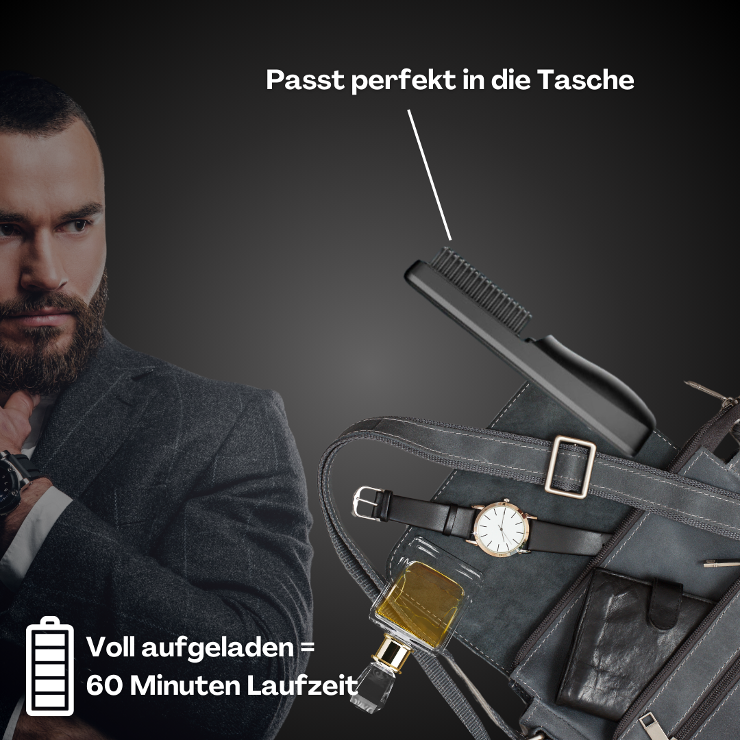 Eleganter Bartstyler | Kabelloses Gerät für einen makellosen Look
