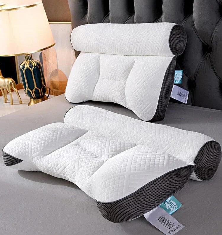 Neck support pillow for restful sleep