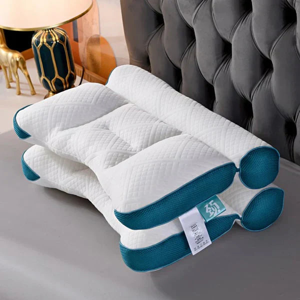 Neck support pillow for restful sleep