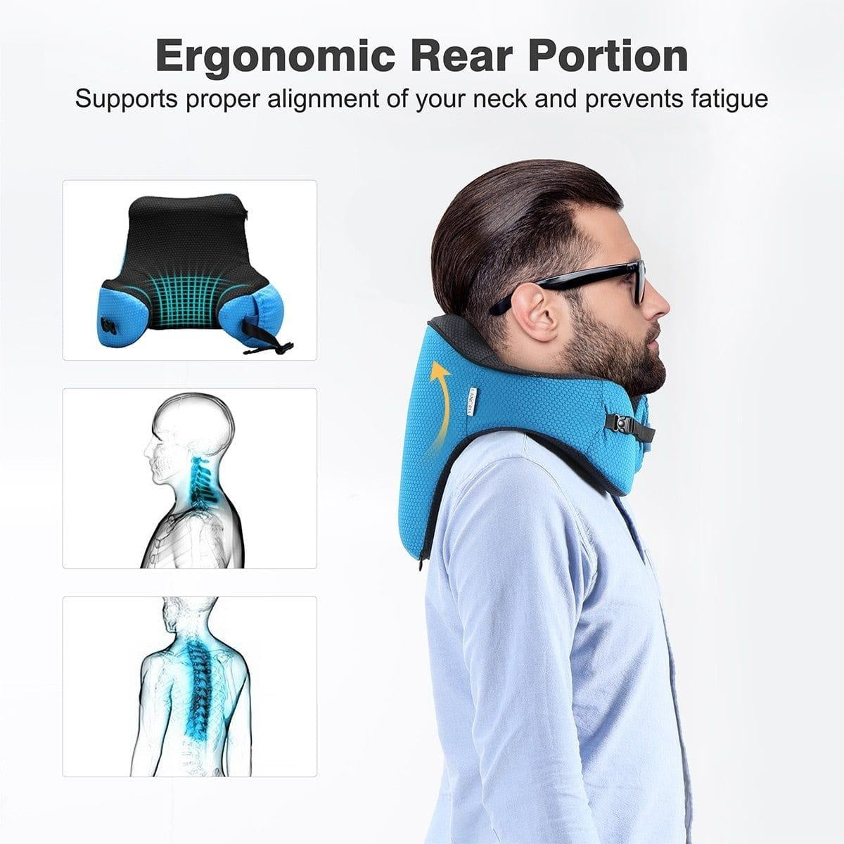 Multifunctional Travel Pillow with Hood | ComfortNest